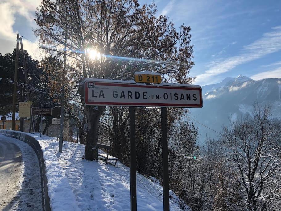 Appartement Rez De Jardin Montee De L'Alpe D'Huez La Garde  Exteriör bild